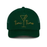 Shop Anthropologie X Beach Riot Trucker Hat Green Tini Time featuring a classic trucker design, breathable mesh back, and adjustable casual fit.