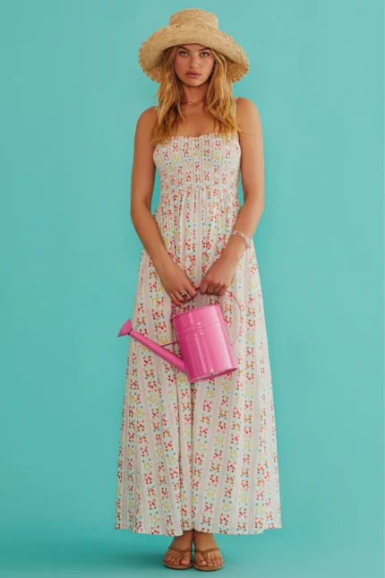 Cari Dress Fruit Blooms