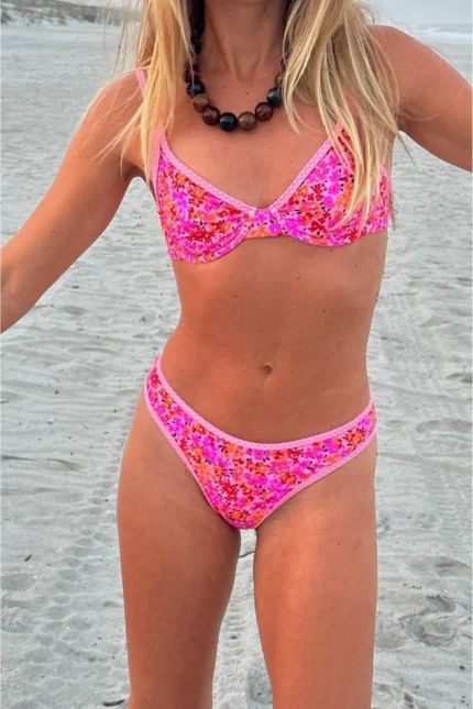 Shop Camilla Top Orange Bud featuring a vibrant orange print, lightweight fabric, and flattering silhouette perfect for summer and casual wear.