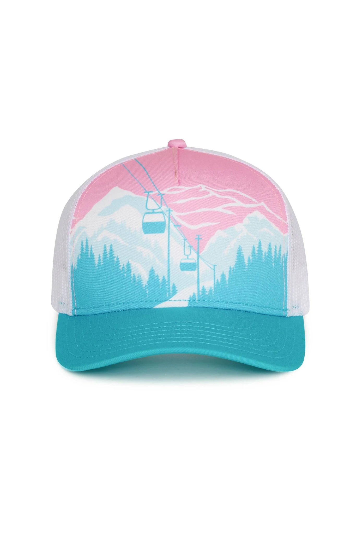 Shop Anthropologie X Beach Riot Trucker Hat Ski Lift featuring a classic trucker design, breathable mesh back, adjustable fit, and casual everyday style.